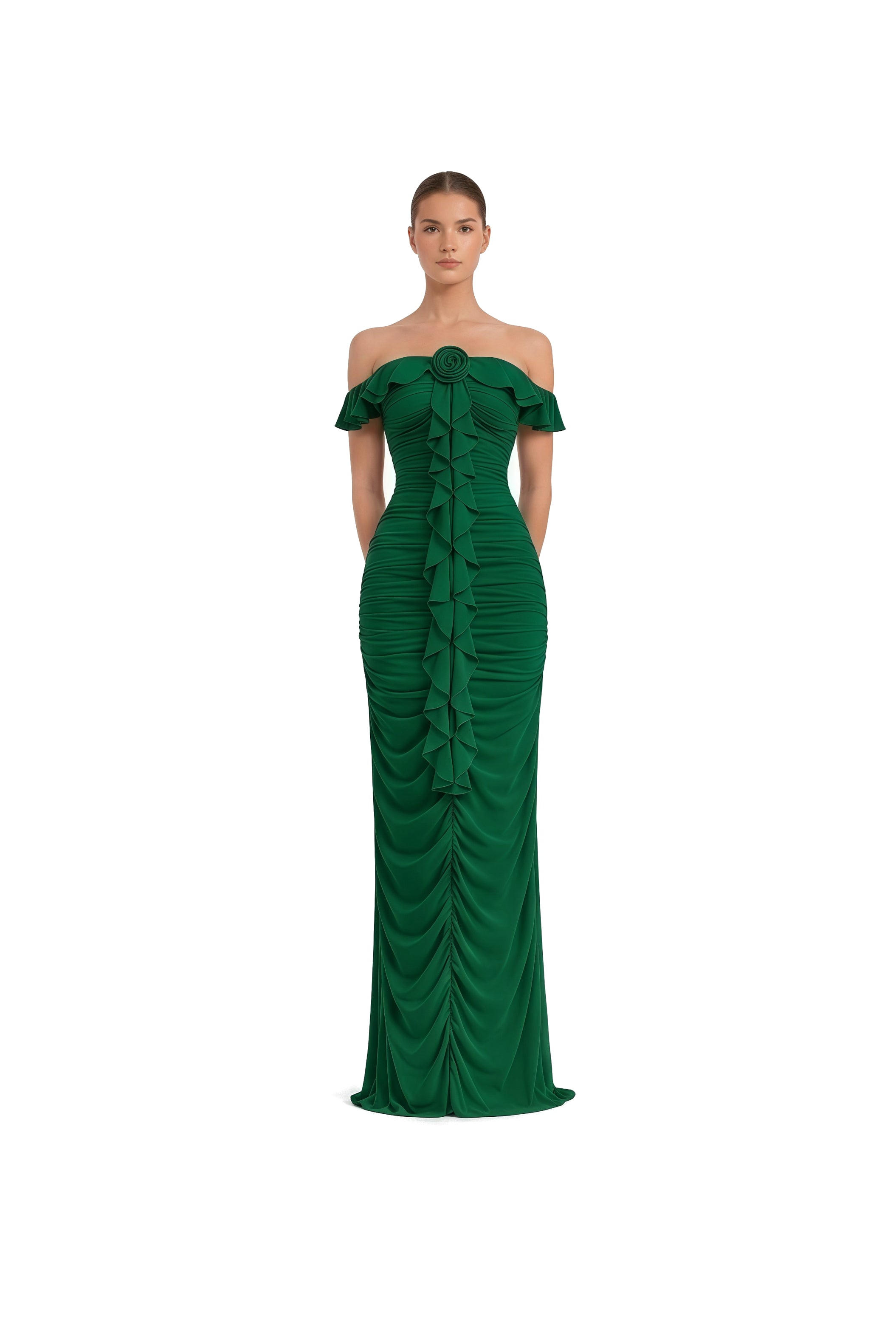 Luna Petal Gown - Back Vent