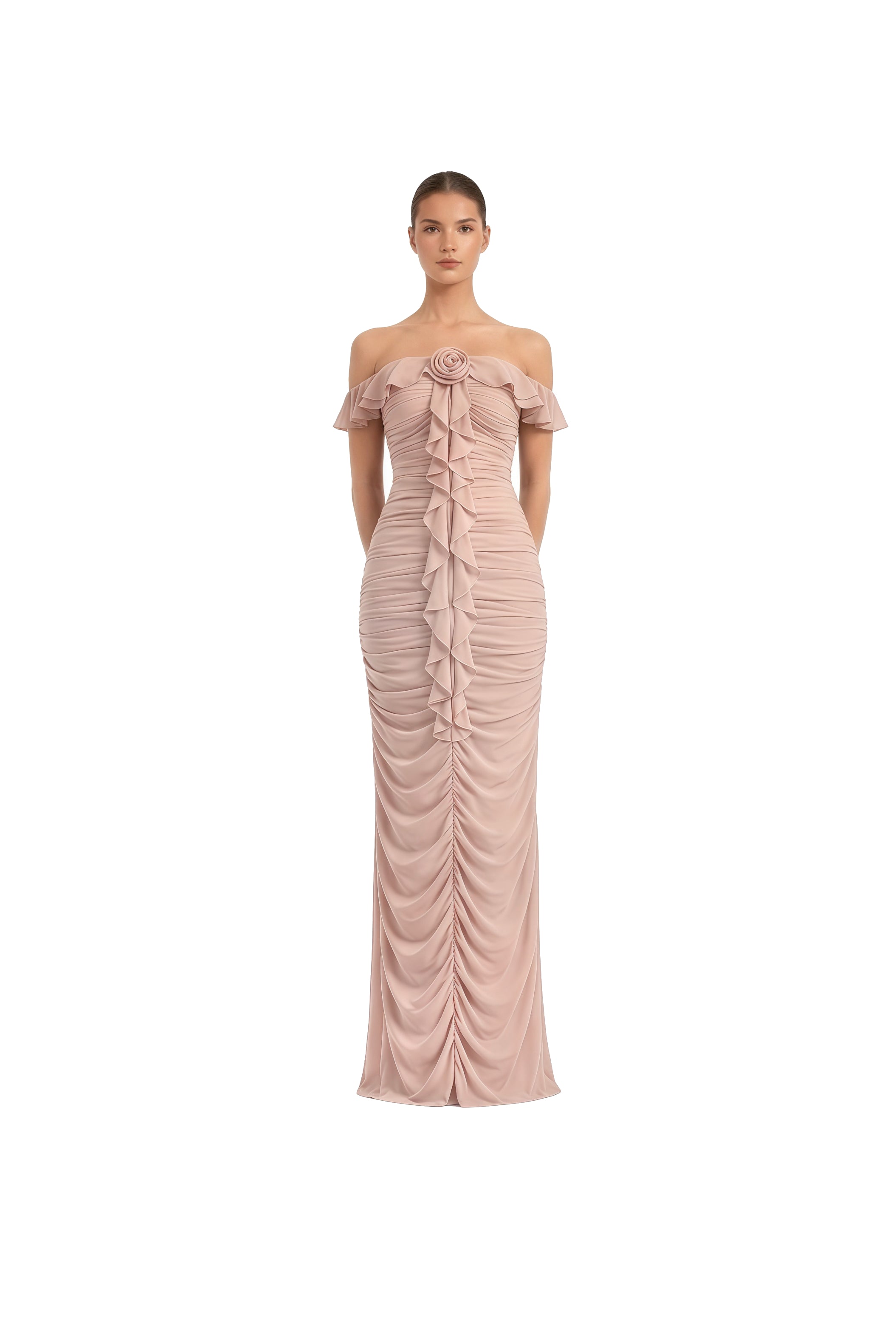 Luna Petal Gown - Back Vent