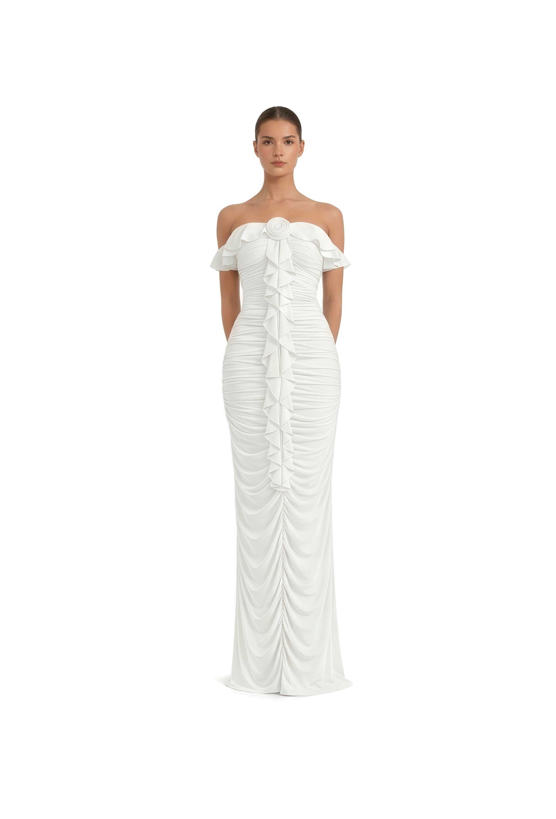 Luna Petal Gown - Back Vent