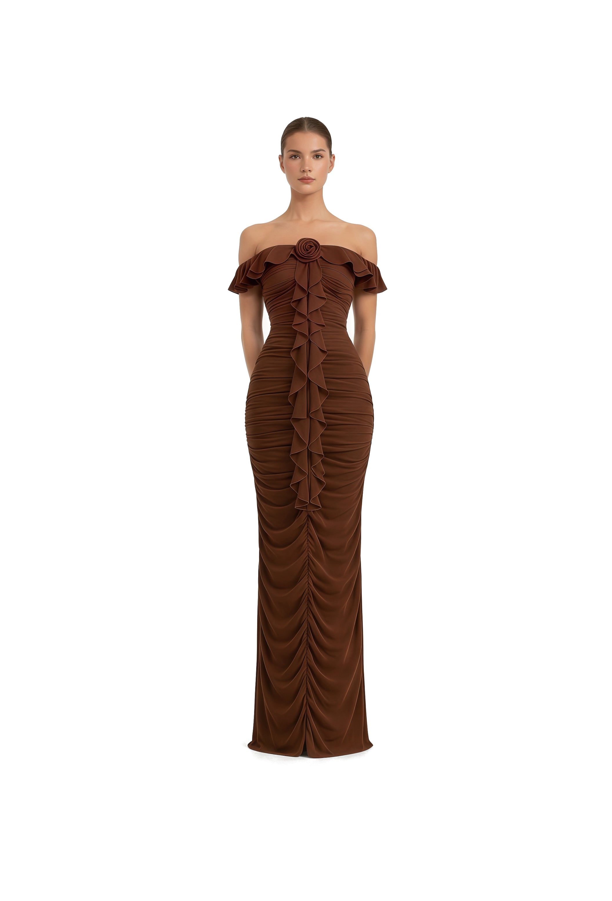 Luna Petal Gown - Back Vent