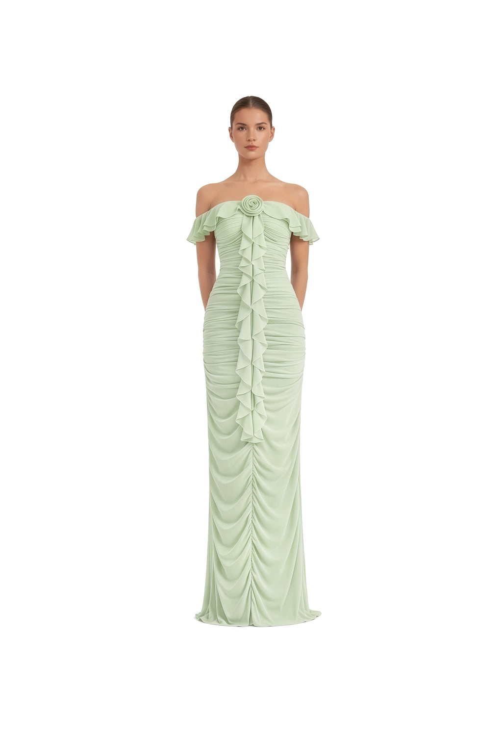 Luna Petal Gown - Back Vent