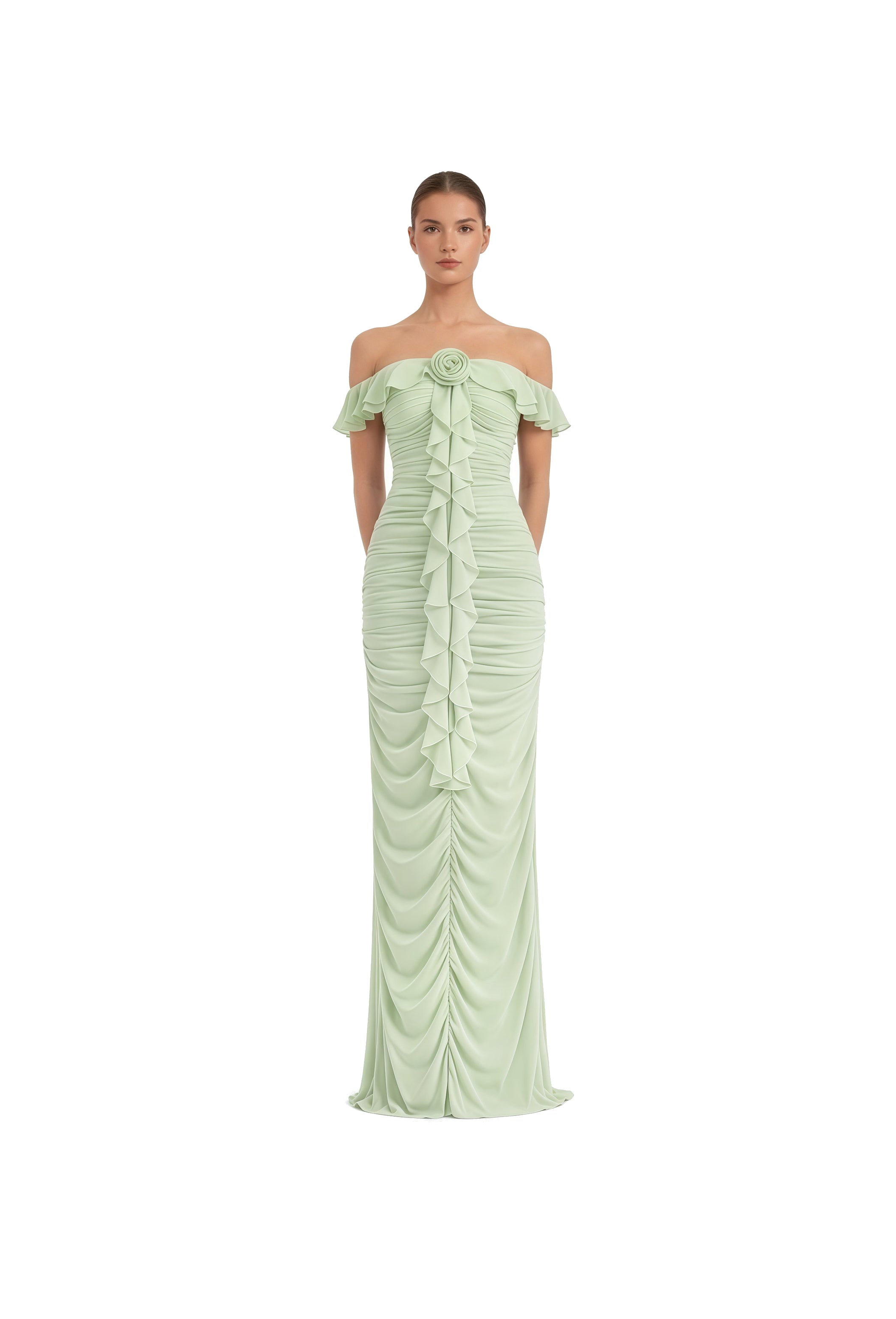 Luna Petal Gown - Back Vent