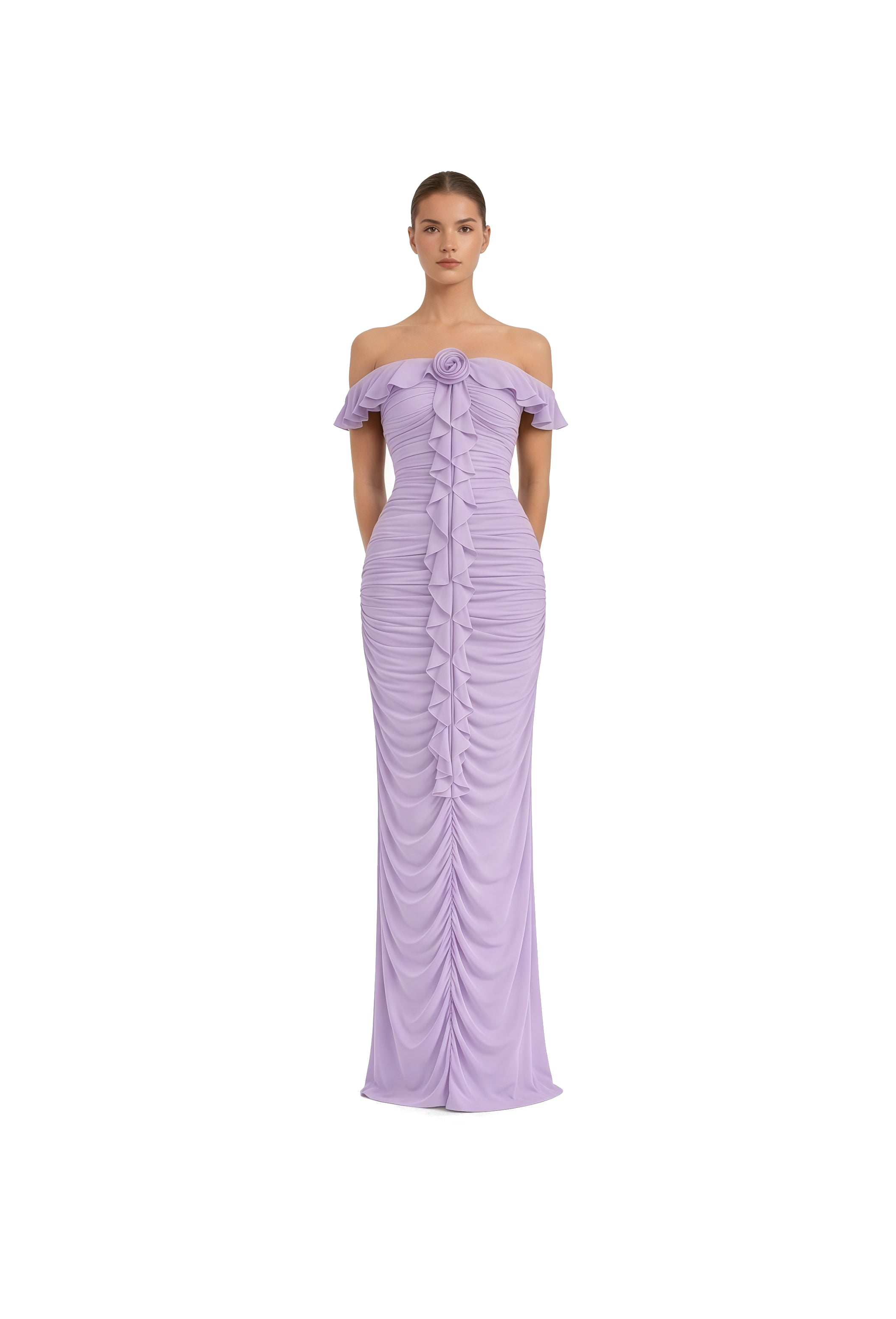 Luna Petal Gown - Back Vent